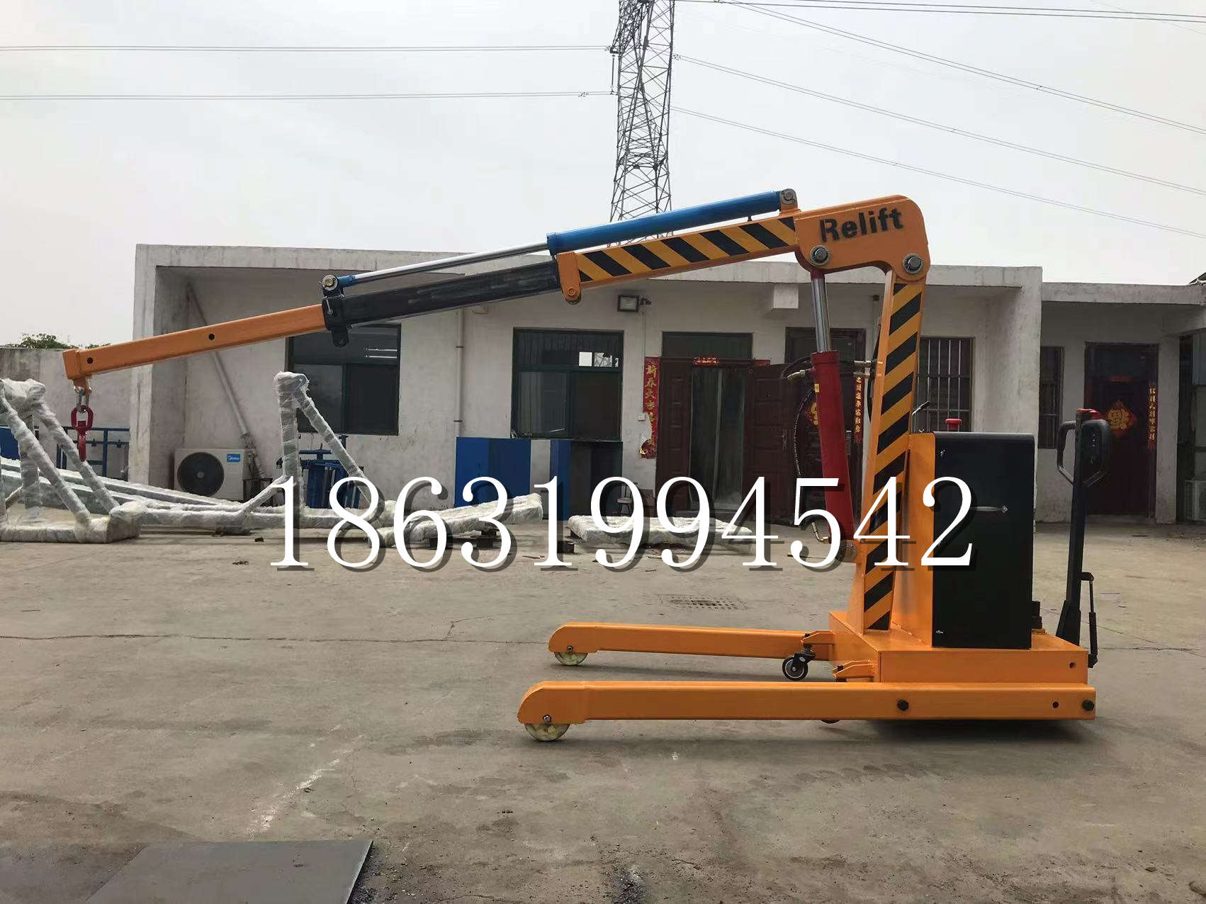 太仆寺旗久征定做3吨三轮随车吊 农用园林绿化移树吊 平板工程用小吊机